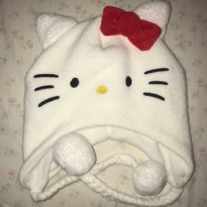 winter hello kitty hat